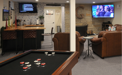 Basement Remodeling by Nehmey Construction